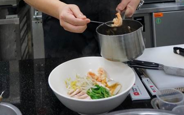 大葉大學泰國主廚示範教學 高中職學生接軌國際圖