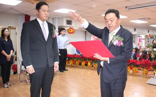 員林新市長游振雄就職 考慮恢復台糖小火車圖